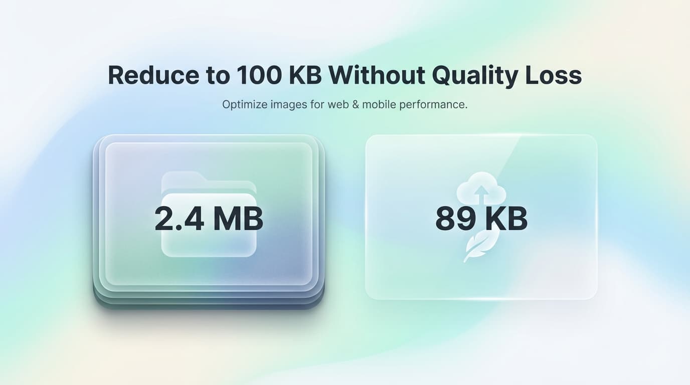 Image Compressor Tool - Reduce image file sizes while maintaining quality
