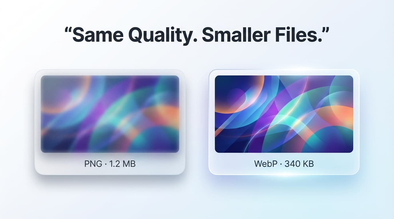 PNG to WebP Converter - Convert PNG images to WebP format